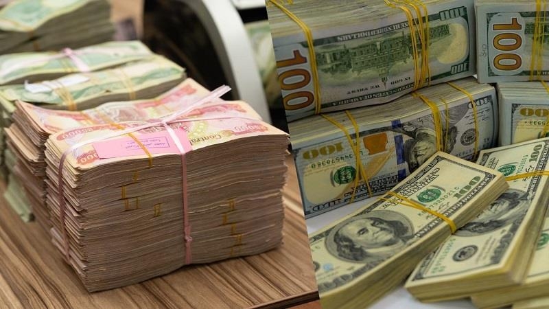 أنخفاض أسعار الدولار في الأسواق المحلية مع إغلاق البورصة