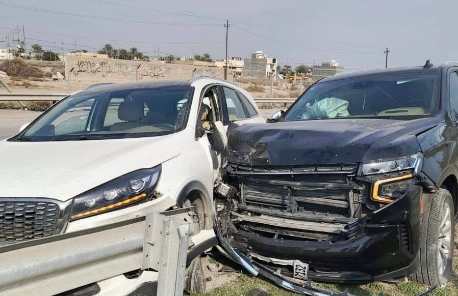 إصابة النائب مقدام الجميلي وعضو مجلس صلاح الدين سعد الجميلي بحادث سير
