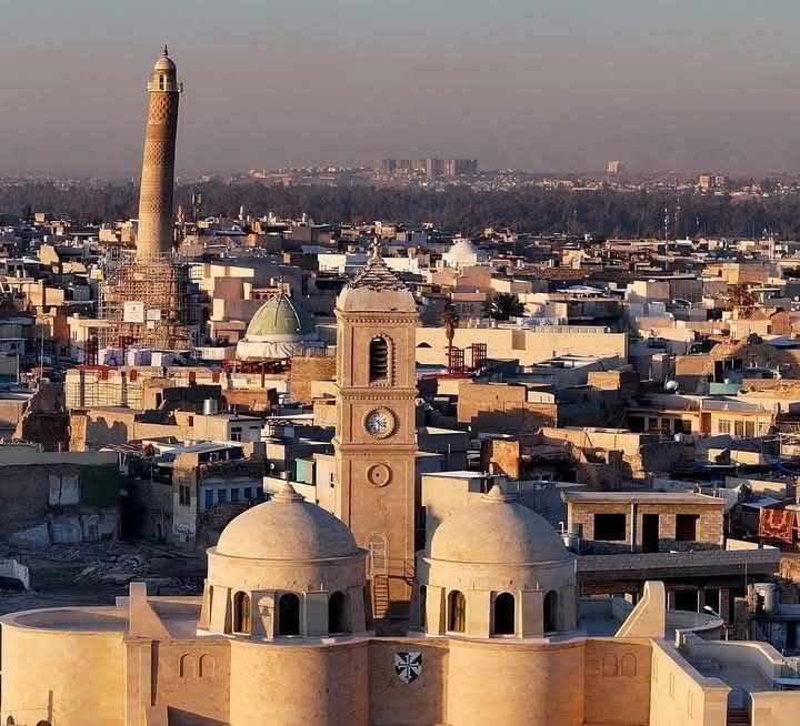بعد سبع سنوات.. المنارة الحدباء تعانق السماء مجدداً