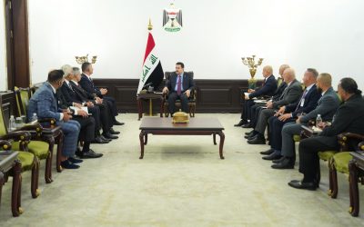 السوداني يستقبل جمعاً من أبناء الجالية العراقية في ولاية مشيغان الأمريكية