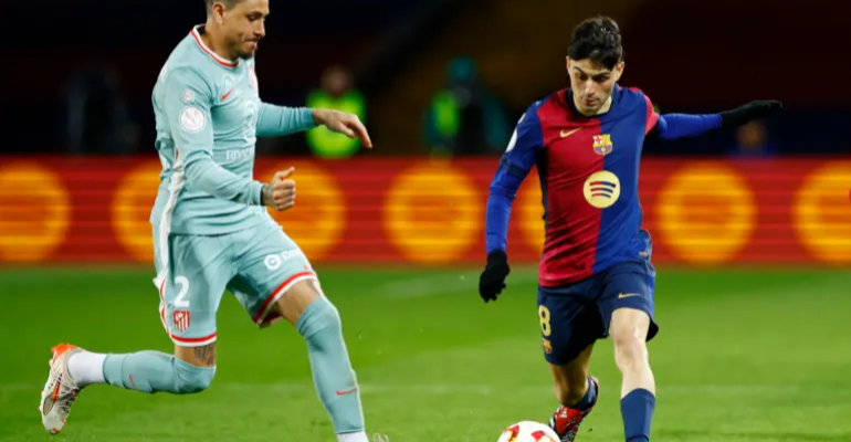 التعادل الايجابي يحسم مباراة برشلونة وأتلتيكو مدريد في نصف نهائي كأس ملك إسبانيا
