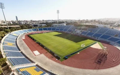 ملعب عمّان الدولي يستضيف مباراة العراق وفلسطين