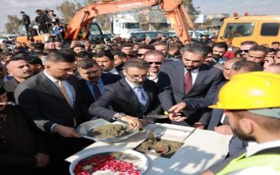 وضع حجر الأساس لمشروع مجسر التون كوبري