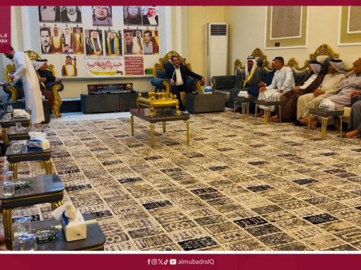 الجنابي يزور مضيف عشيرة البطة في منطقة الدرعية الأولى