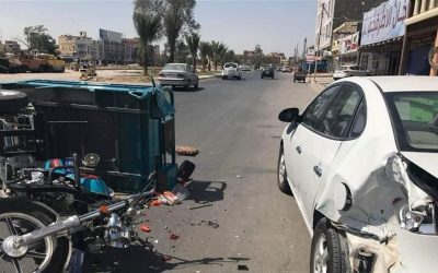 مصرع فتاة وإصابة ٢ من أفراد عائلتها بحادث مروري في الناصرية