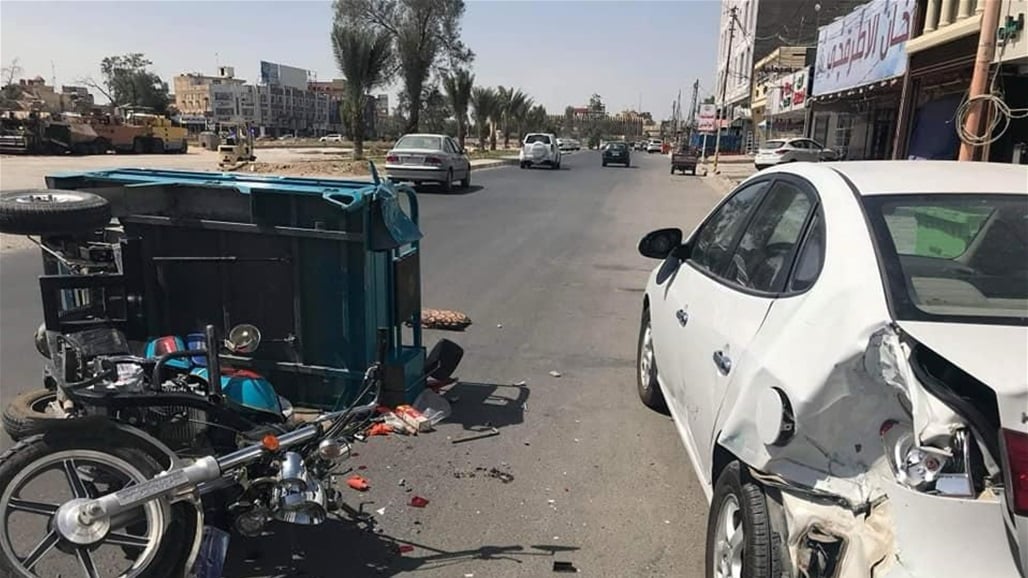 مصرع فتاة وإصابة ٢ من أفراد عائلتها بحادث مروري في الناصرية