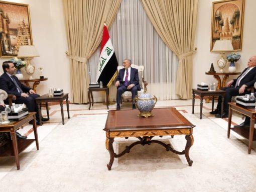 المشهداني يؤكد للشيباني ضرورة تعزيز التعاون بين العراق وسوريا 