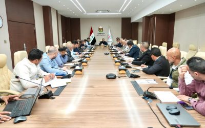 وزير الكهرباء يجتمع مع شركة توزيع كهرباء بغداد لمتابعة مراحل تنفيذ خطة ‏فك الإختناقات